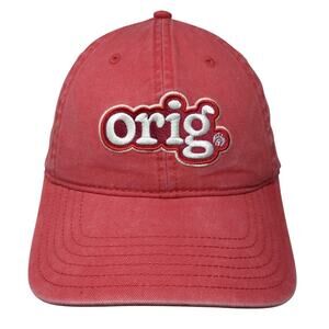 Orig Slideback Baseball Cap Red One Size Adjustable Chick Fil-A Cotton